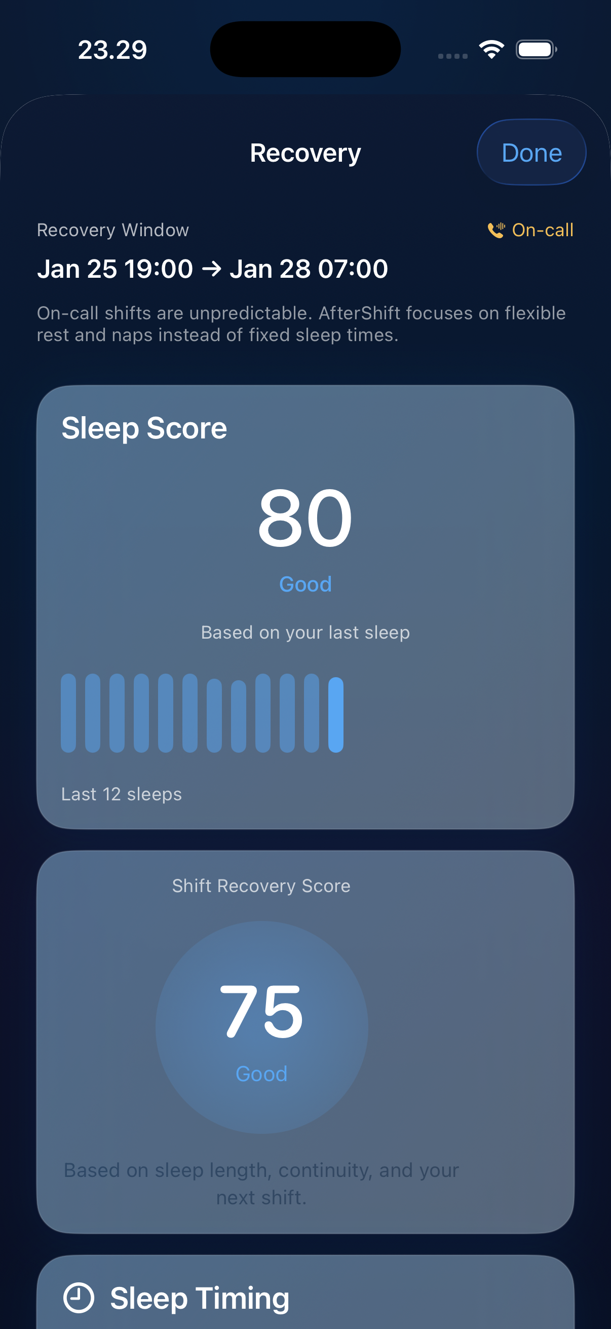 AfterShift screenshot 2