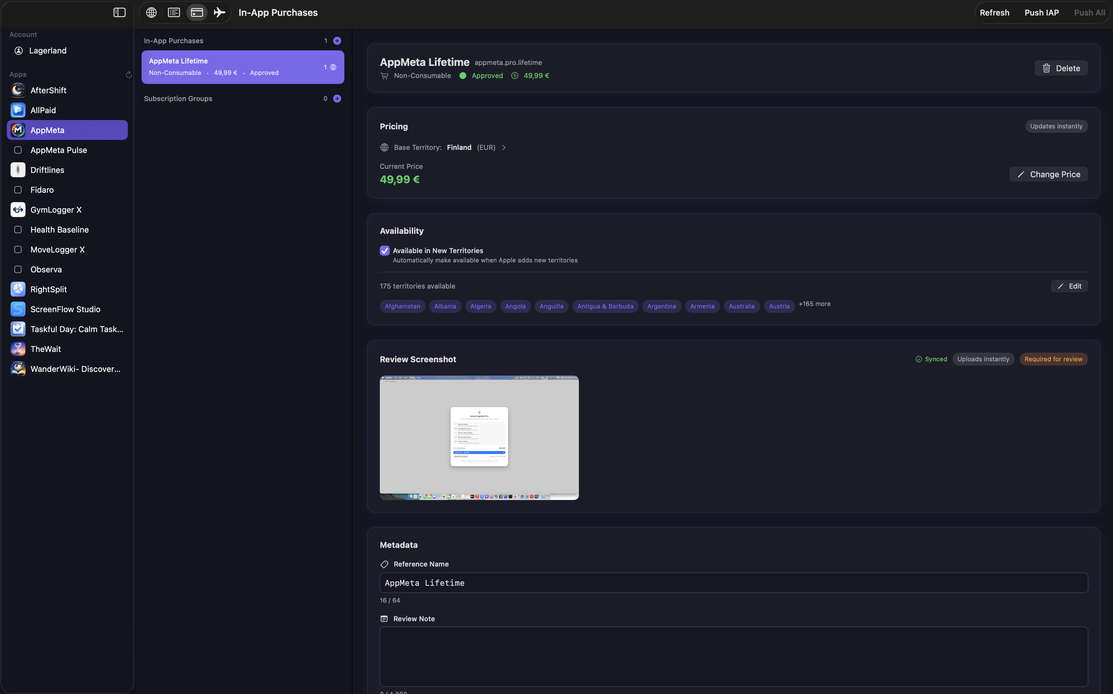 AppMeta screenshot 2