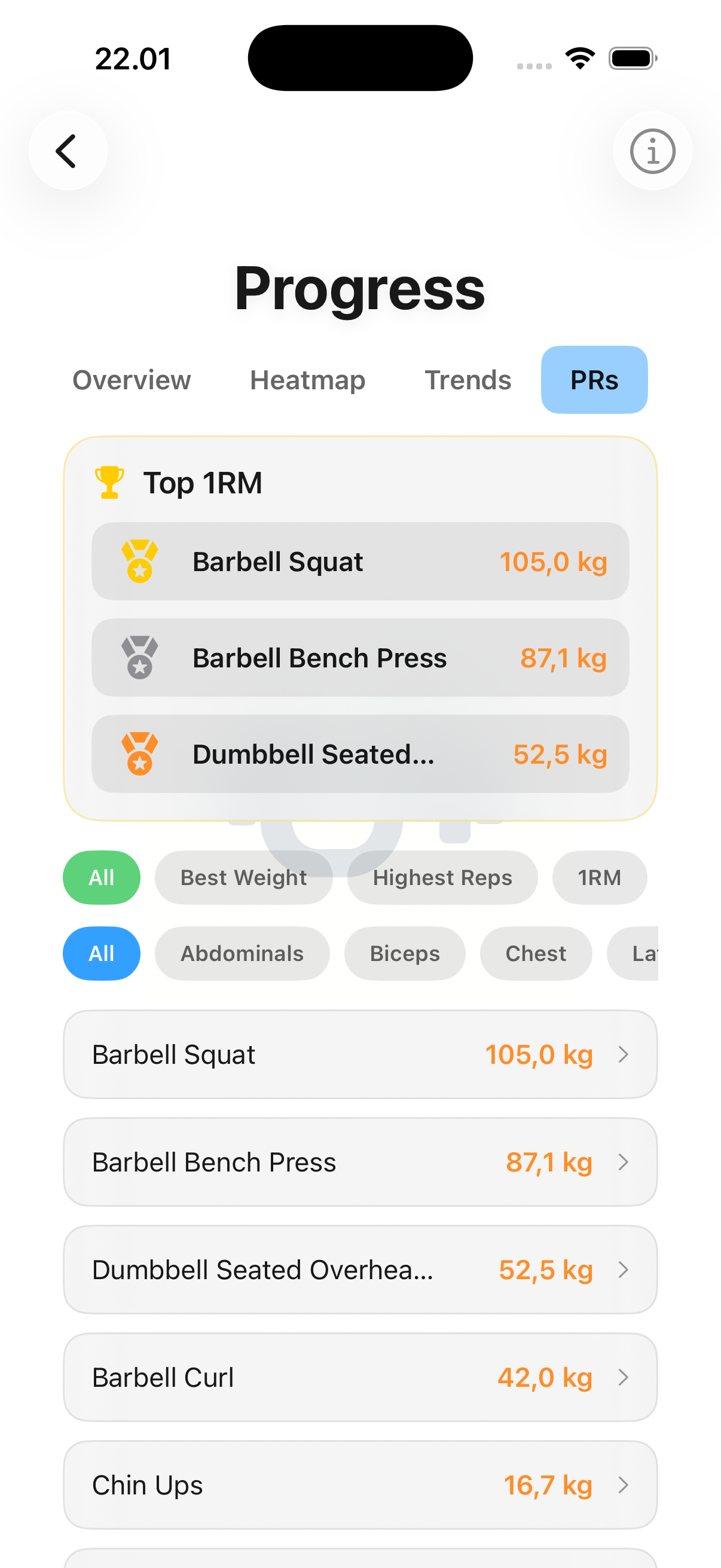 GymLogger X screenshot 3