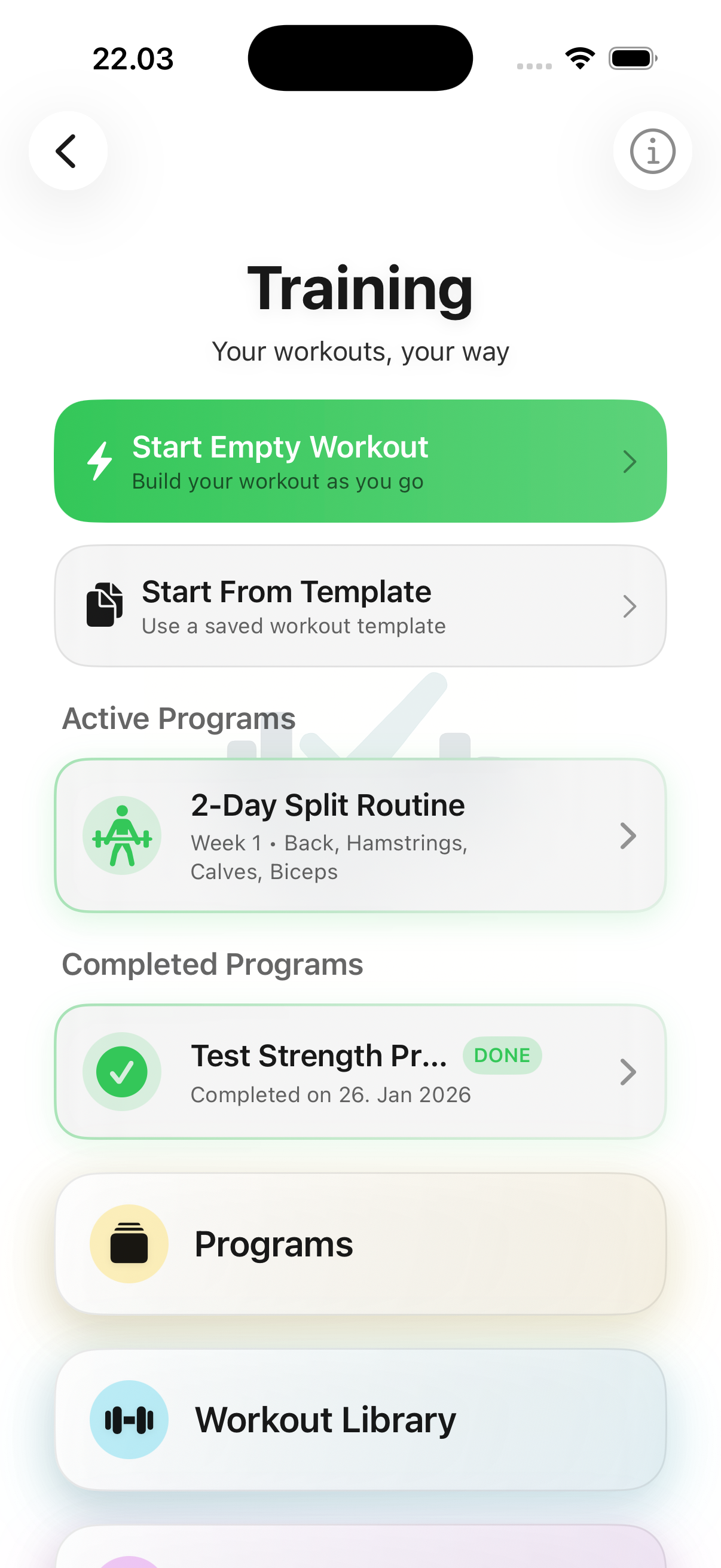 GymLogger X screenshot 5