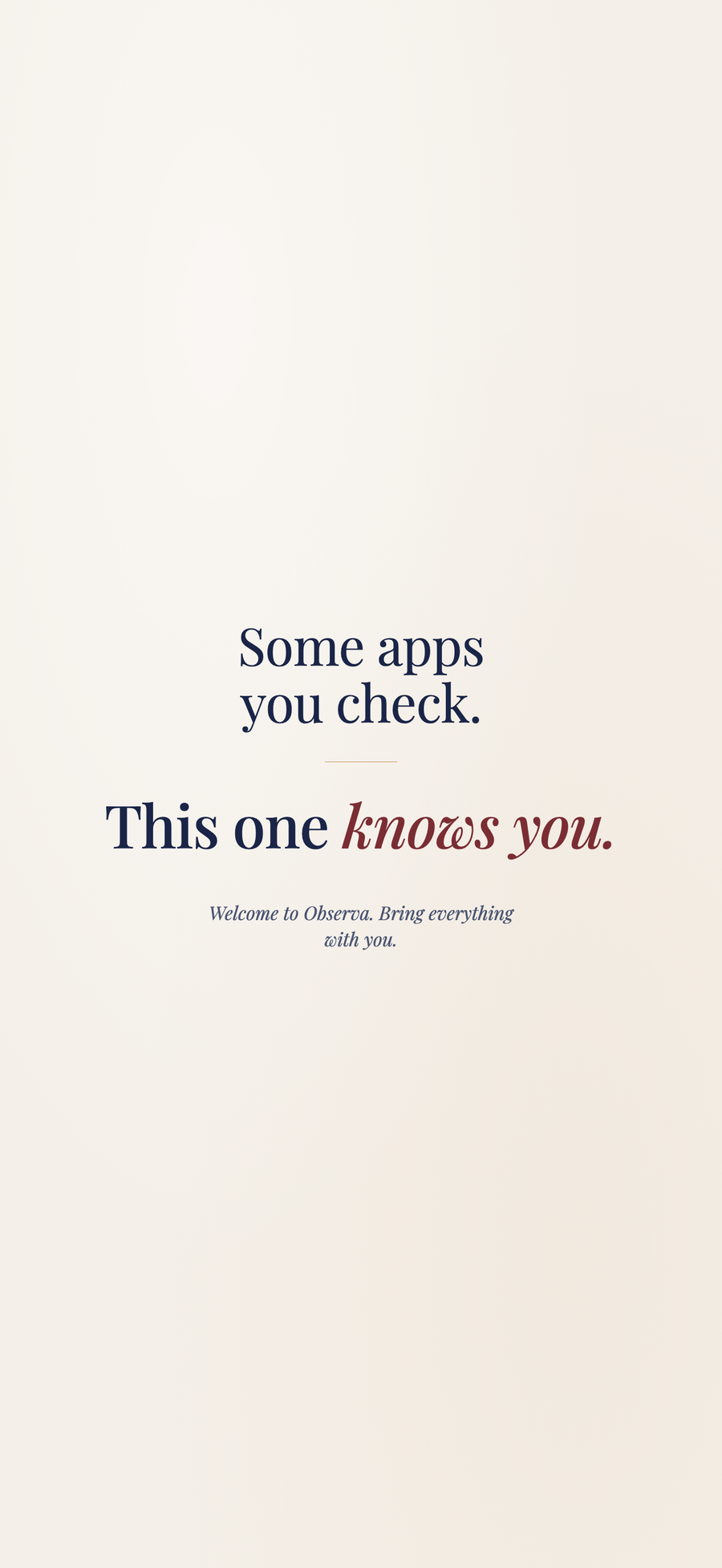 Abschlusskarte von Observa: Manche Apps schaust du dir an, diese kennt dich
