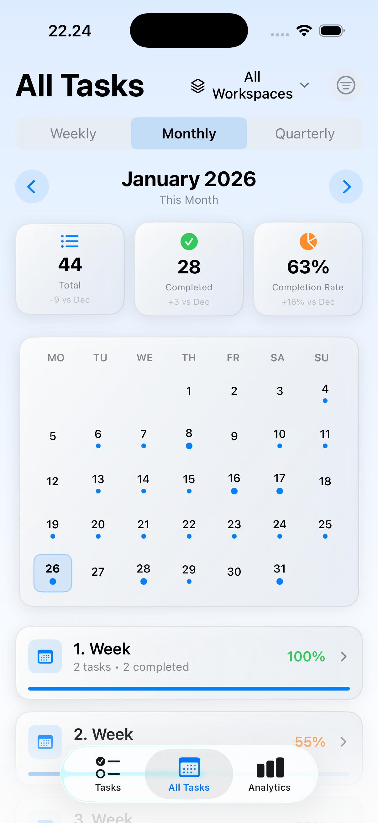 Taskful Day screenshot 2